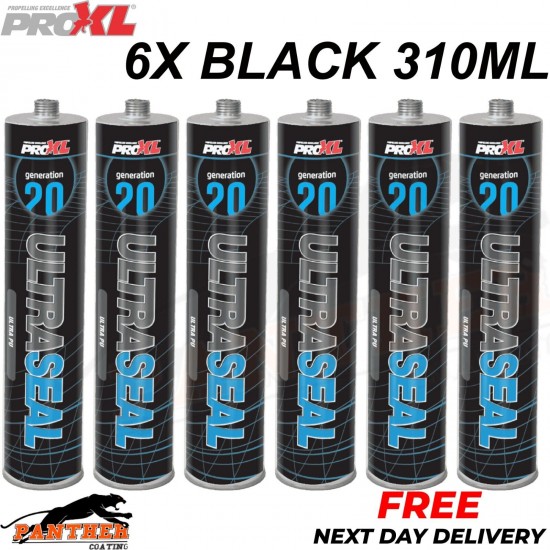6X PROXL GENERATION 20 ULTRA PU SEALER BLACK (310ML) Car Body Sealer