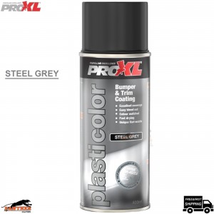 ProXL Plasticolor Steel Grey 400ml – Flexible Bumper & Trim Aerosol