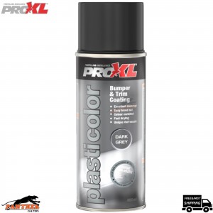 ProXL Plasticolor 400ml Aerosol Paint – Dark Grey Flexible Bumper & Trim Coating