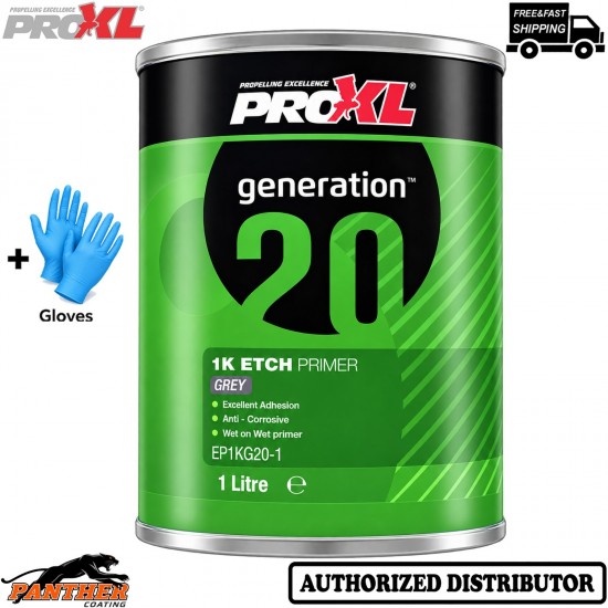PROXL ULTRA ETCH EPOXY PRIMER ETCHING HIGH QUALITY ULTRAETCH 1 litre + Gloves