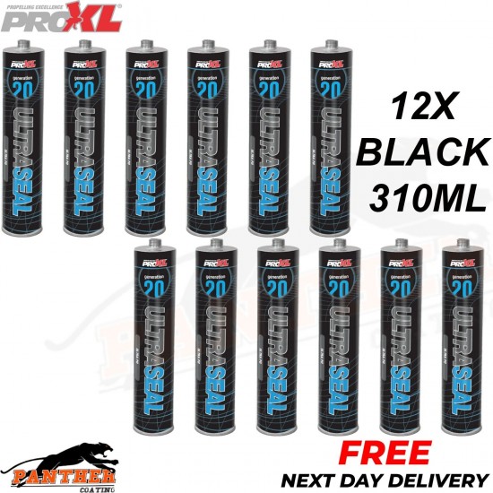 12X PROXL GENERATION 20 ULTRA PU SEALER BLACK (310ML) Car Body Sealer