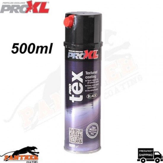 ProXL ProTex Black Textured Aerosol (500ml) Bumper Paint Spray