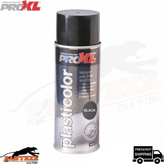 PROXL Pro Plasticolor Bumper & Trim Paint Coating BLACK Aerosol 400ml PC5BLK