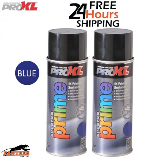 2 X PROXL SPECTRO PRIME AEROSOL 400ML - BLUE -PRO XL SPOT ETCH
