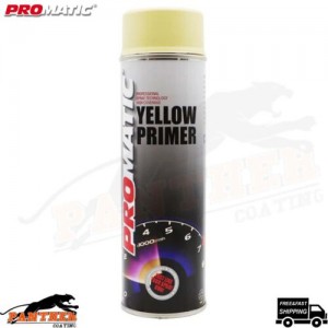PROMATIC YELLOW Primer Professional Spray Paint Aerosol Fast Drying 500ML