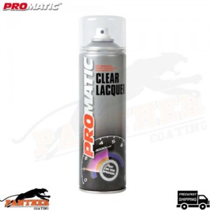 Promatic Clear Lacquer Professional Spray Paint Aerosol Multi Purpose 500ml x1