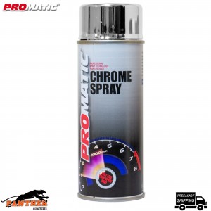 1 x Promatic Chrome Spray Paint Aerosol 400ml - Free Delivery