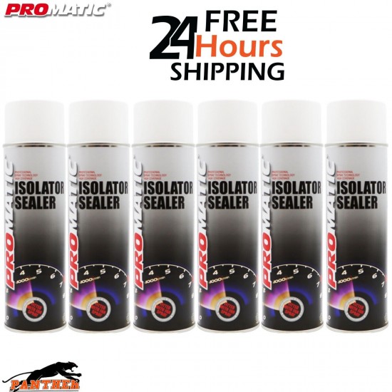 6 x PROMATIC ISOLATOR SEALER SPRAY AEROSOL PRIMER - 500ML - FREE DELIVERY