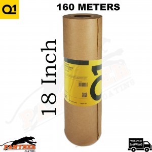 Q1 MASKING PAPER ROLL 18" - 450MM x 160Mtr BODY SHOP PAINT CAR MASKING