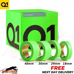 Q1 High Performance GREEN MASKING TAPE ROLL 18/24/36/48mm BOX