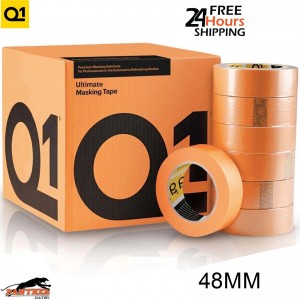 Q1 Orange Tape High Performance 120 Degree 48mm PAINTING AUTOMOTIVE Easy Tear