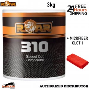 ROAR 310 Car Polish Speed Cut Compound 3KG High Shine + Micro Fiber Cloth