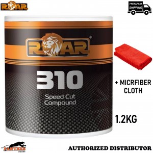 ROAR 310 Car Polish Speed Cut Compound 1.2KG High Shine + Micro Fiber Cloth