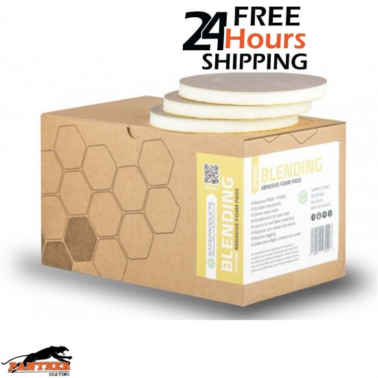 Safeproducts Abrasive Foam Blending Pads Discs SP2000 150mm x 12mm 20/box