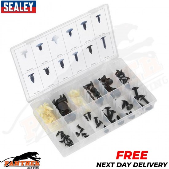 Sealey BTC21-90 piece trim clip assortment for GM and Vauxhall vehicles