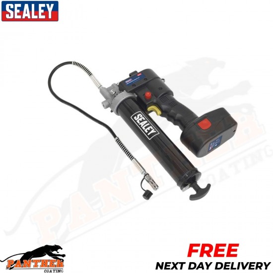 Sealey CPG18V Cordless Grease Gun 18V 2.0AH Battery. Bulk or Cartridge 8000psi