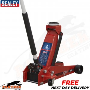 Sealey 3000CXD Trolley Jack 3 tonne Standard Chassis Heavy Duty Car Van