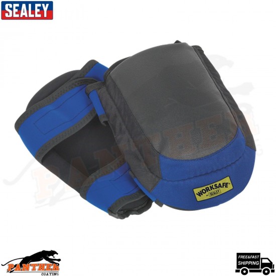 Sealey SSP63 Heavy-Duty Double Gel Knee Pads - Pair