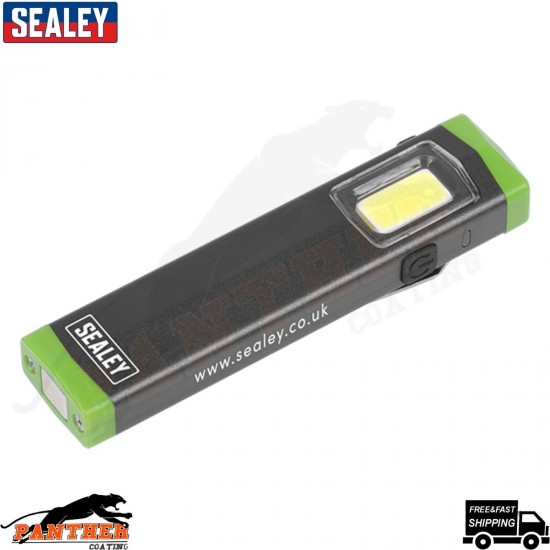 Sealey LED500SB Mini Hand Torch Aluminium 3W COB LED
