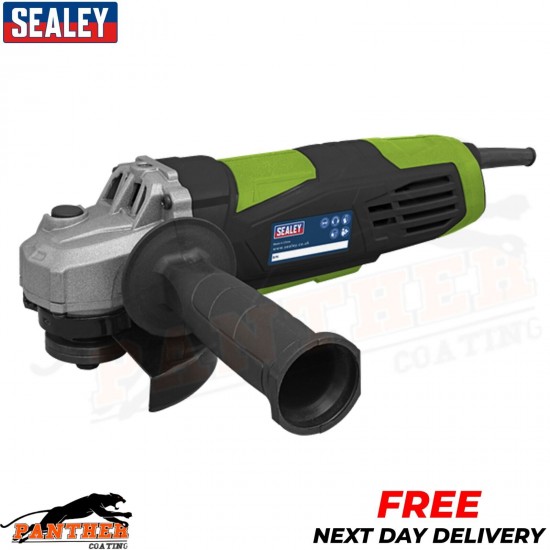 Sealey SG115EHV Ø115mm Angle Grinder 750W WITH - Next Day Free Delivery