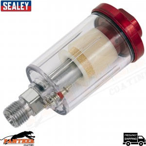 Sealey In-Line Water Trap/Filter Tools Trade Workshop Tools Professional