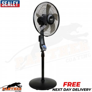 Sealey SFF16Q 16" Quiet High Performance Oscillating Pedestal Fan