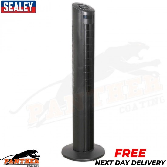 Sealey STF42 Oscillating Tower Fan 3-Speed 42in 230v