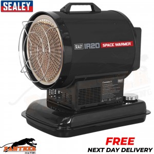 Sealey IR20 Infrared Paraffin Kerosene and Diesel Heater 20.5kW 230V Workshop