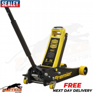 Sealey 4040AY Trolley Jack 4tonne Rocket Lift Yellow