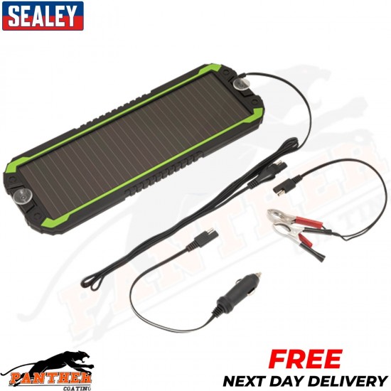 Sealey 12V Car,Van,Boat,Caravan,Camper Solar Panel Trickle Battery Charger SPP01
