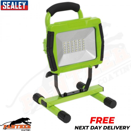 Sealey LED109C 10W SMD LED Rechargeable Portable Floodlight Lithium-ion