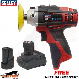 Sealey CP1205KIT 12V SV12 Series Ø71mm Cordless Polisher Kit - 2 Batteries