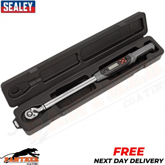 Sealey STW306 1/2"Sq Drive Digital Torque Wrench with Angle Function 20-200Nm