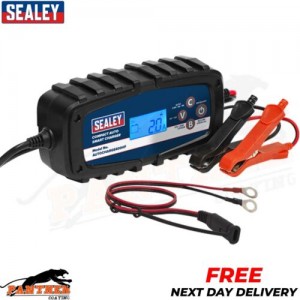 Sealey AUTOCHARGE400HF Compact Auto Smart Charger 4A 9-Cycle 6/12V Lithium