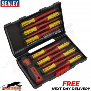 Sealey AK6128 VDE Interchangeable Screwdriver Set 13pc