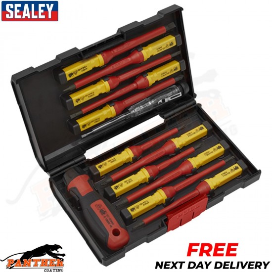 Sealey AK6128 VDE Interchangeable Screwdriver Set 13pc