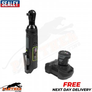 Sealey CP108VCRW 3/8" Drive Cordless Ratchet Wrench 10.8V 2Ah Battery + Charger