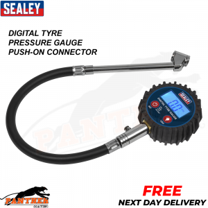 Sealey TST003 Digital Tyre Pressure Gauge with Push-On Connector