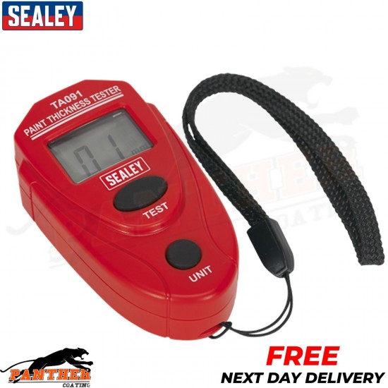 Sealey TA091 Paint Thickness Gauge Digital Tester New