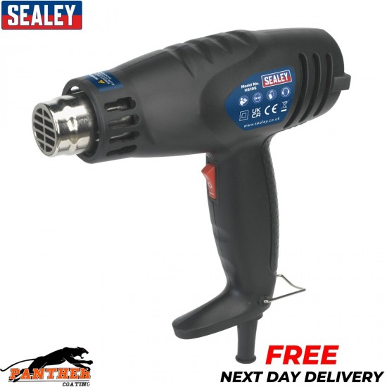 Sealey HS105 Hot Air Gun 1600W 2 Speed 375°C 500°C Paint Stripping Heat