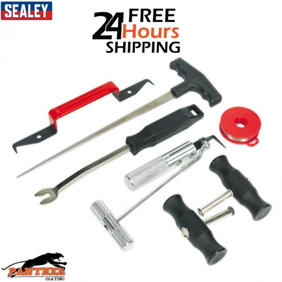 Sealey Windscreen Removal Tool Kit 7Pc - Wk3