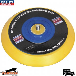 Sealey PTC/150SA 6" 150mm Orbital Sander Backing Pad Self Adhesive/Stick Discs