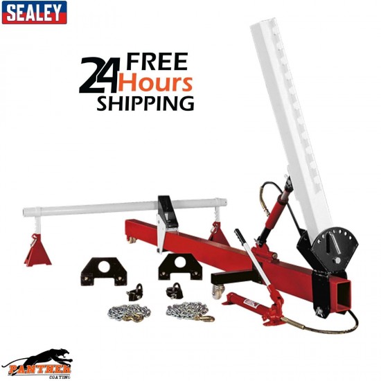 Sealey DZRE21 Hydraulic Car Chassis Straightener Kit Dozer with Variable Upright