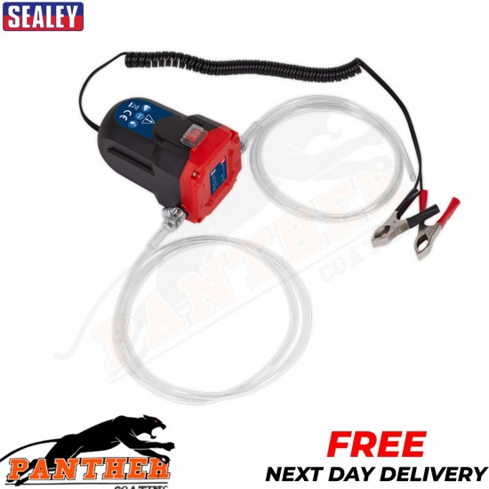 Sealey 12v Portable Engine Motor Oil & Diesel Transfer Extracting Pump, TP9312