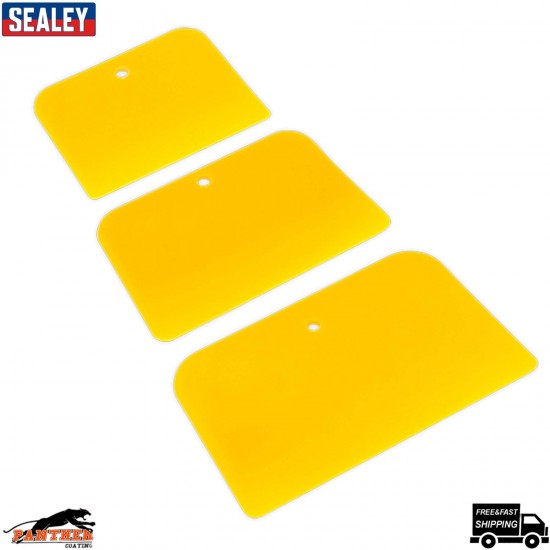 Sealey AK5225 3‑Piece Plastic Body Filler Applicator/Spreader & Mixer Set