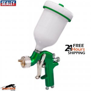 Sealey S717G Gravity Feed Spray Gun 1.7mm Professional HVLP Automotive Paint Gun