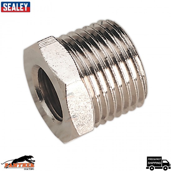 Sealey Adaptor 1/2"BSPT Male To 1/4"BSP Female Air Line Couplings & Fittings