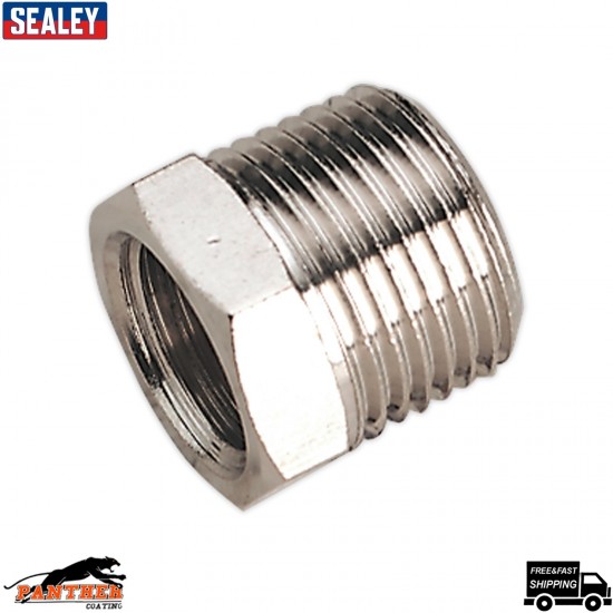 Sealey SA1/3814F Air Line Adaptor 3/8" BSPT Male to 1/4" BSP Female Fitting