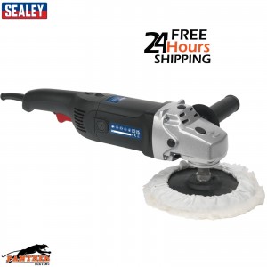 Sealey MS900PS 1300W 170mm Electric Sander Polisher 6 Speed + Polishing Bonnet