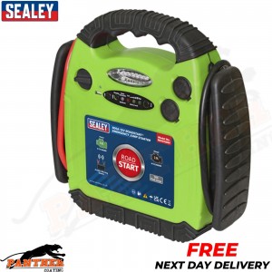 Sealey RS1312HV 900A 12V RoadStart® Emergency Jump Starter - Hi-Vis Green